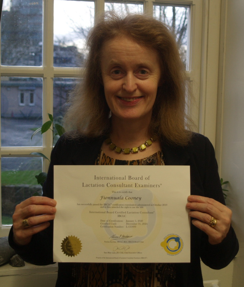Fionnuala Cooney IBCLC certificate small